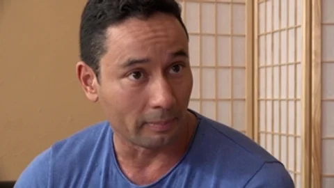 Devil's Tgirls: Gabriel's Big Cock Slams Open Mouth Facial