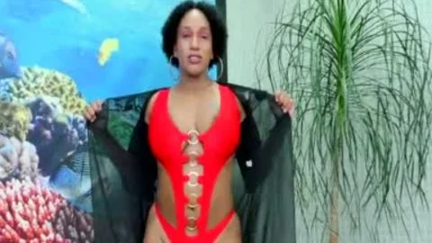 TS Granny Adrieli Pinheiro Self Sucks Her humongous Horse ramrod And Cums In face hole