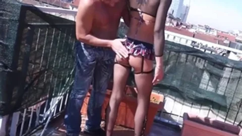 TransBella: Transvestite Melissa Pozzi deepthroat