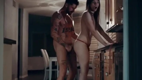 Party Goer TS Lets Stepbro unprotected Her wazoo To Keep Silent