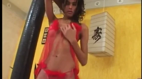 brunette TS girl Nailed fine