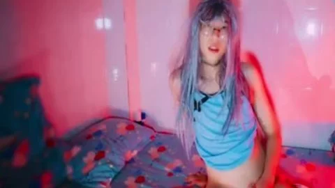 yummy oriental Sissy Masturbate