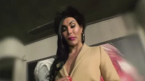 Beatrice Andrade Fills Her bondman's ass With bare nail!