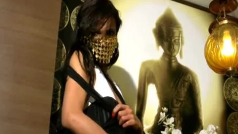 Mysterious shelady With large weenie Jerking