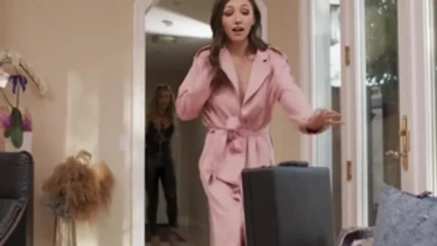 shelady Agent gets wazoo slammed Using belt On